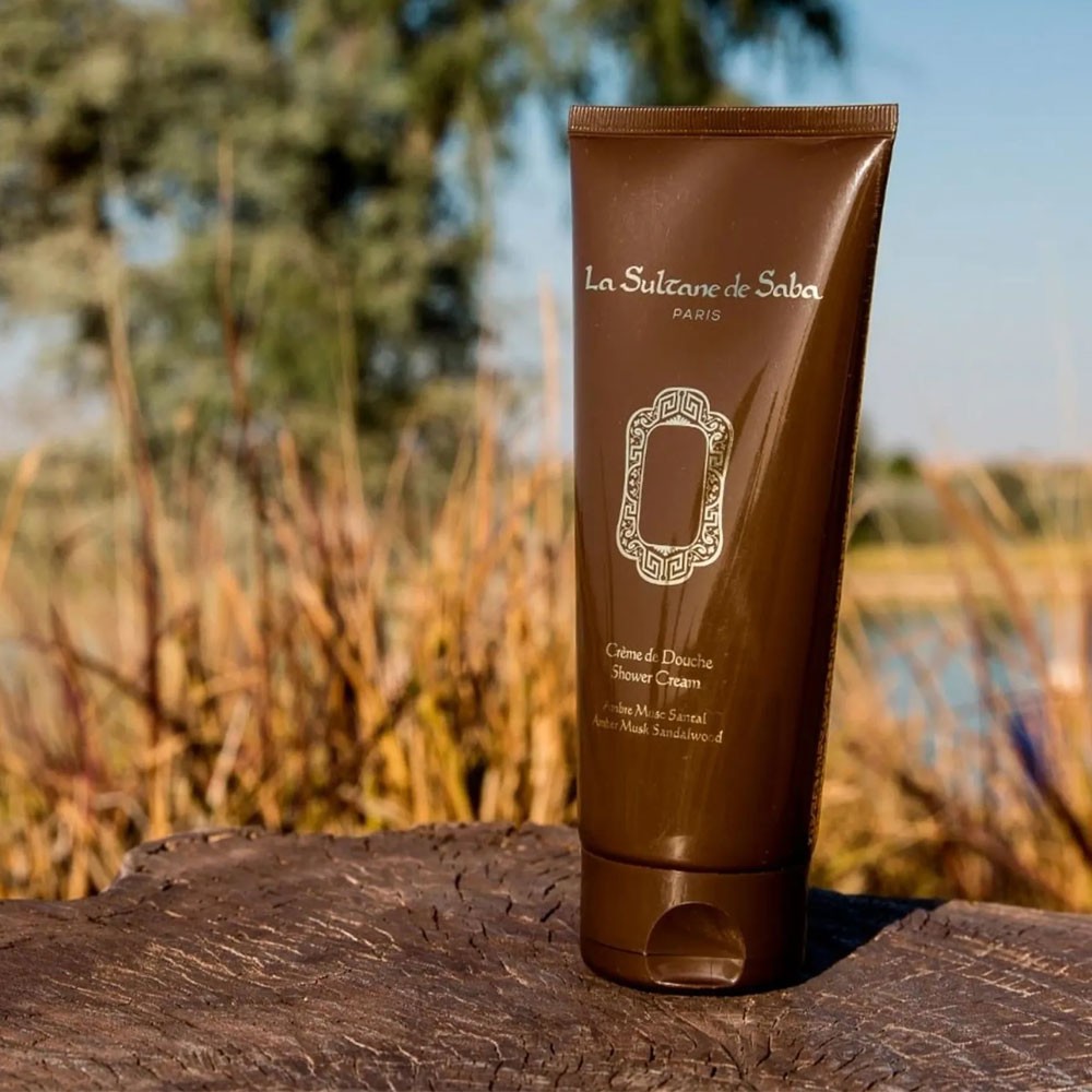 Крем-гель для душа «Амбра, мускус и сандал» - La Sultane de Saba Amber Musk Sandalwood Shower Cream фото 3