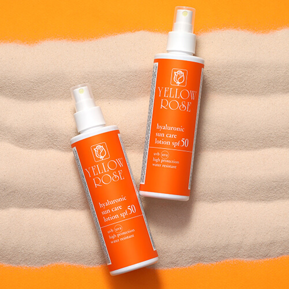 Солнцезащитный лосьон с гиалуроновой кислотой - Yellow Rose Hyaluronic Sun Care Lotion SPF 50 фото 2