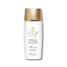 Солнцезащитный увлажнящий флюид - Yellow Rose Hyaluronic Sun Care Fluid SPF50 Silk & Dry Touch 