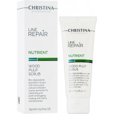 Скраб для лица с деревянной целлюлозой - Christina Line Repair Nutrient Wood Pulp Scrub 