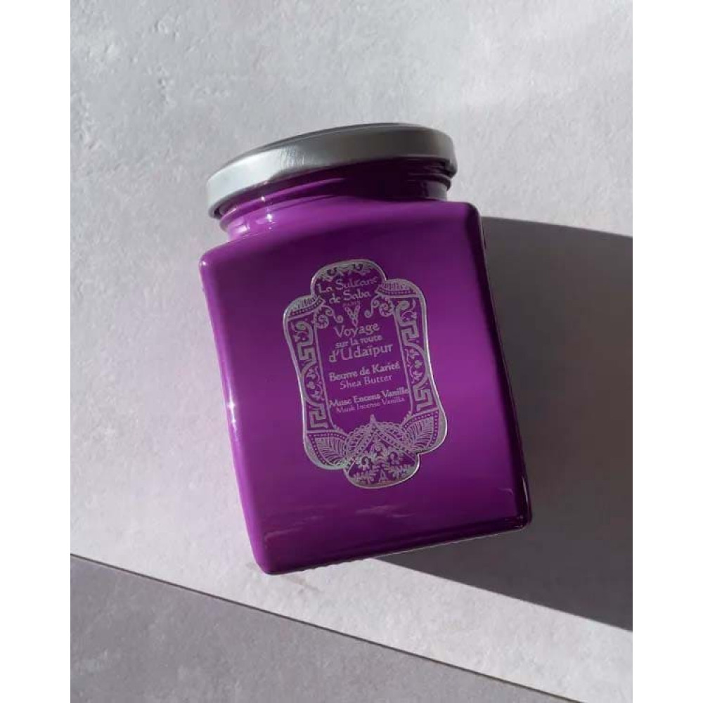 Масло карите с ароматом благовоний, мускуса и ванили - La Sultanе De Saba Beurre De Karite Udaipur Musk Vanille Encens фото 2