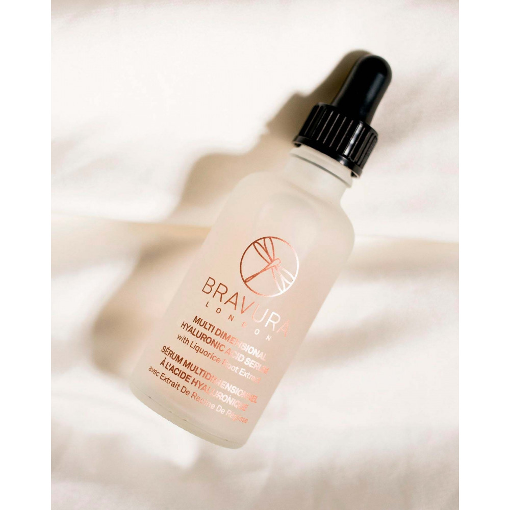 Увлажняющая сыворотка для всех типов кожи - Bravura London Multi Hyaluronic Acid Serum with Liquorice Root Extract фото 2