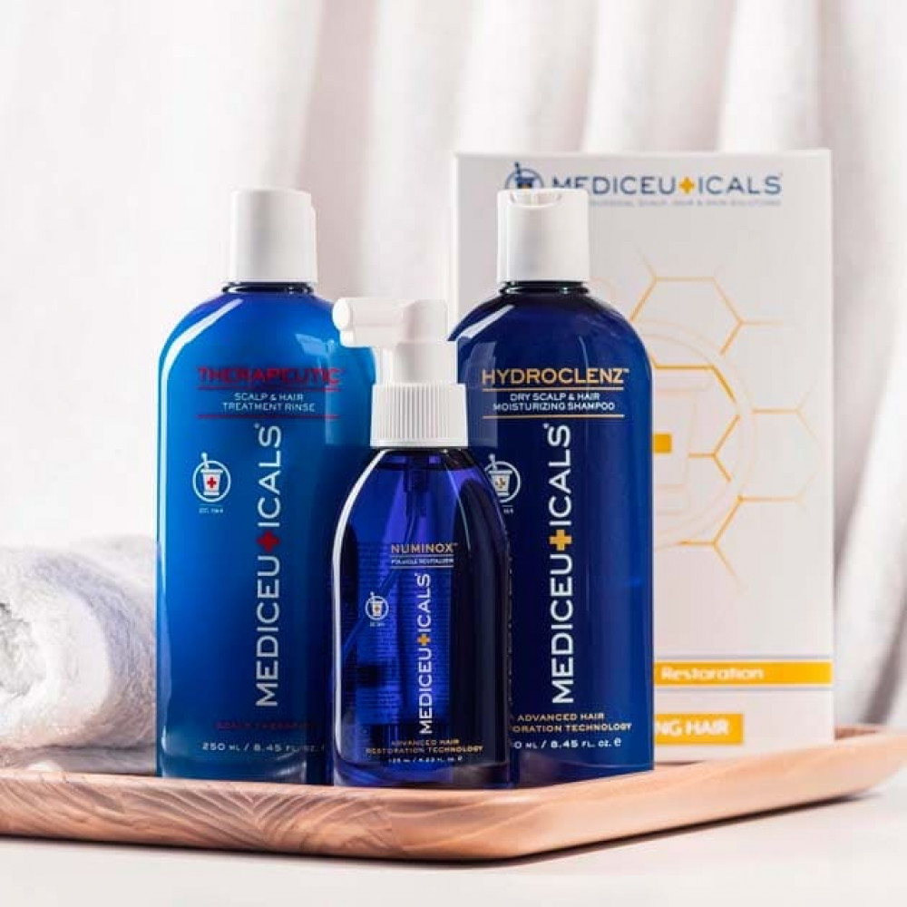 Мужской набор для стимулирования роста волос - Mediceuticals Advanced Hair Restoration Kit Fine фото 3