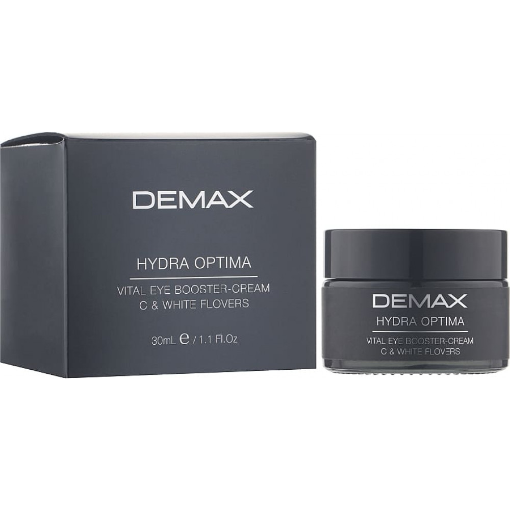 Увлажняющий крем для зоны вокруг глаз витамин С и белые цветы - Demax Hydra Optima Vital Eye Booster-Cream C + White Flowers фото 2