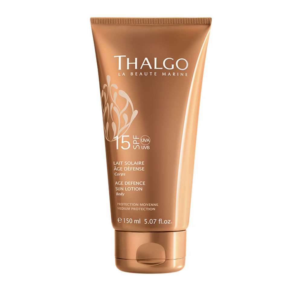 Солнцезащитный крем-лосьон для тела - Thalgo SPF15 AGE DEFENCE SUN LOTION фото