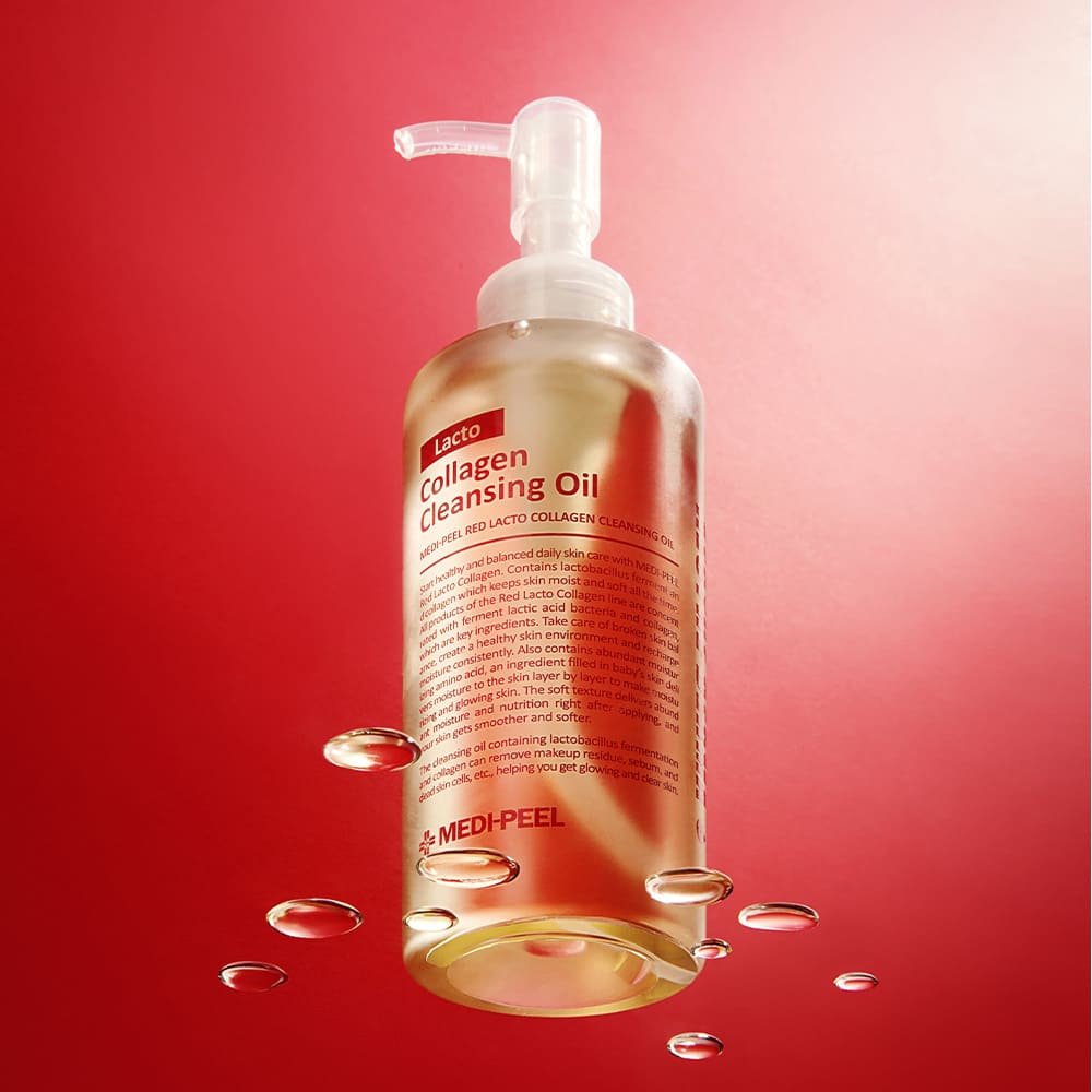 Гидрофильное масло с пробиотиками и коллагеном - Medi-Peel Red Lacto Collagen Cleansing Oil фото 4
