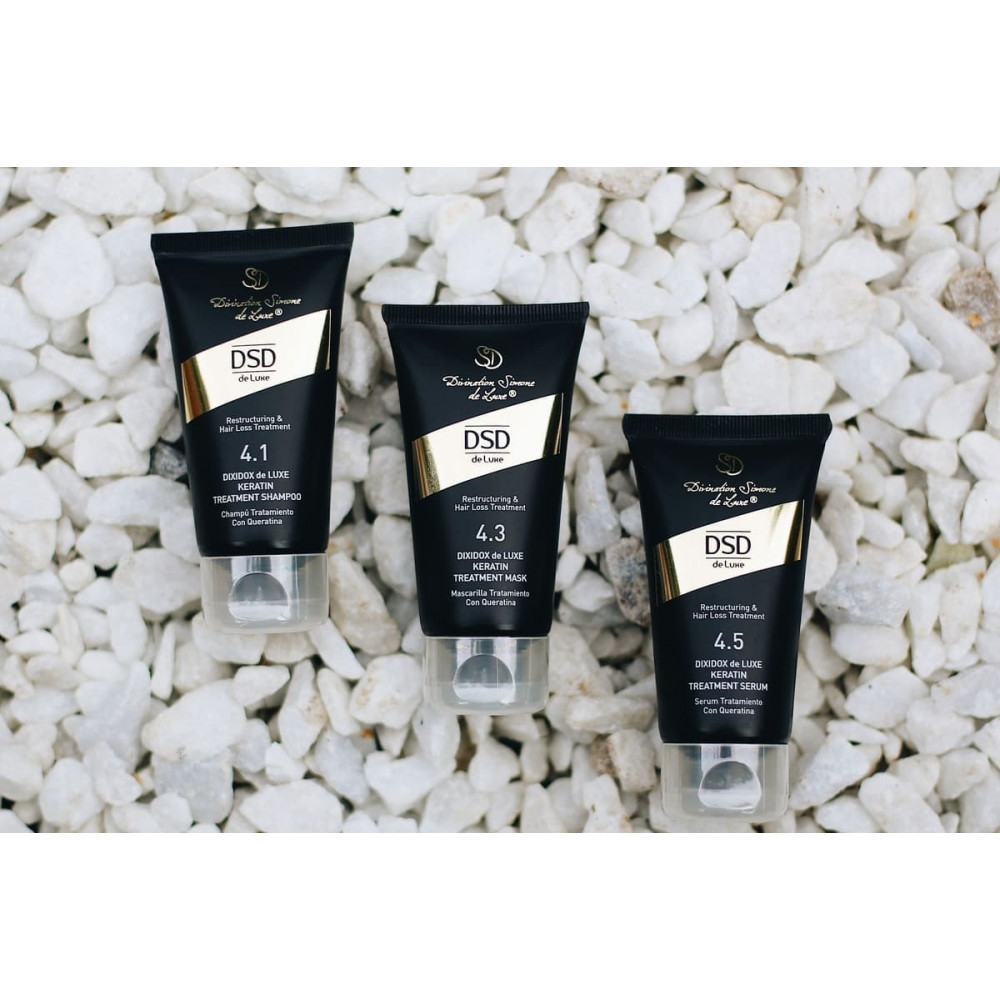 Тревел-набор для восстановления волос - DSD de Luxe Restructuring and Hair Loss Treatment Travel Set фото 4