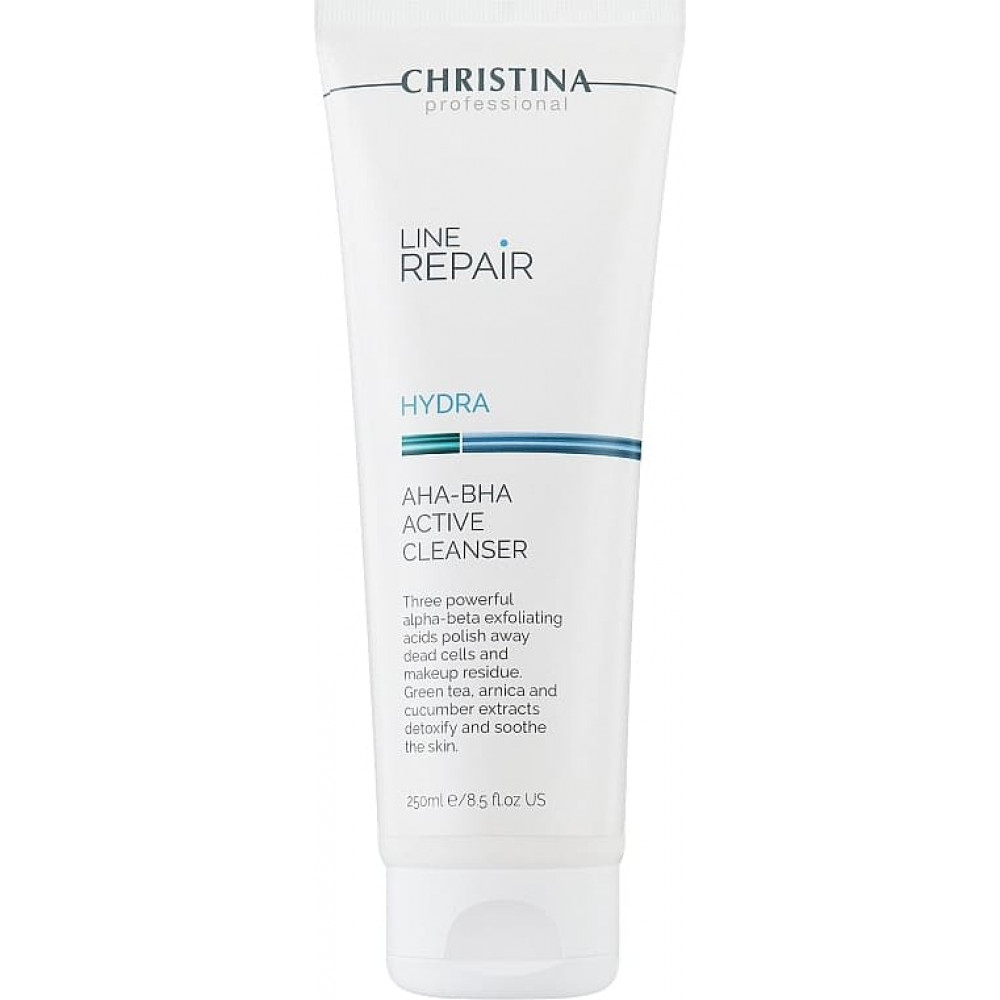 Очищувач для обличчя з кислотами AHA-BHA - Christina Line Repair Hydra AHA-BHA Active Cleanser фото