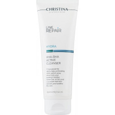 Очищувач для обличчя з кислотами AHA-BHA - Christina Line Repair Hydra AHA-BHA Active Cleanser 