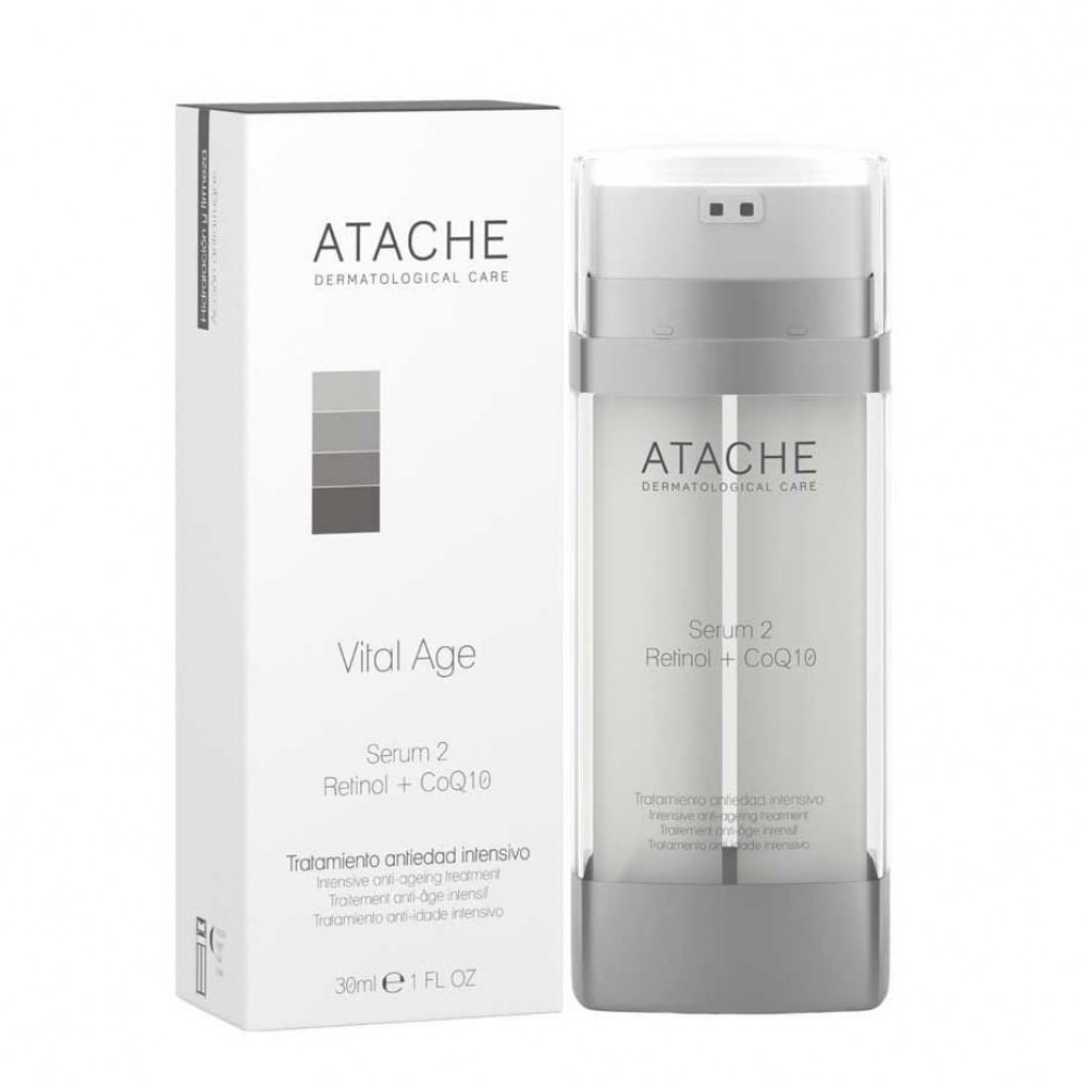 Сироватка для інтенсивного лікування всіх ознак старіння - Atache Retinol Vital Age фото 2