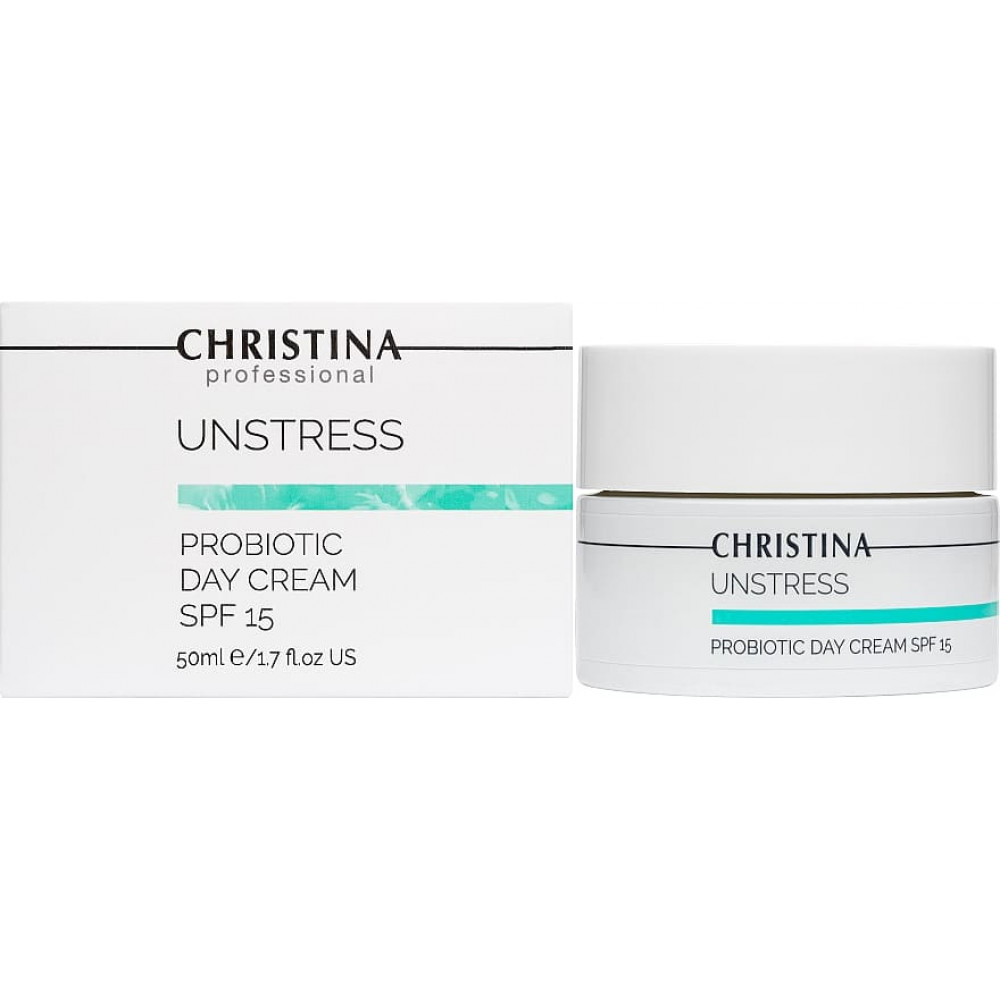 Денний крем з пробіотичною дією - Christina Unstress ProBiotic Day Cream SPF 15  фото 2