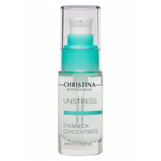 Концентрат для кожи вокруг глаз и шеи - Christina Unstress Eye And Neck Concetrate 