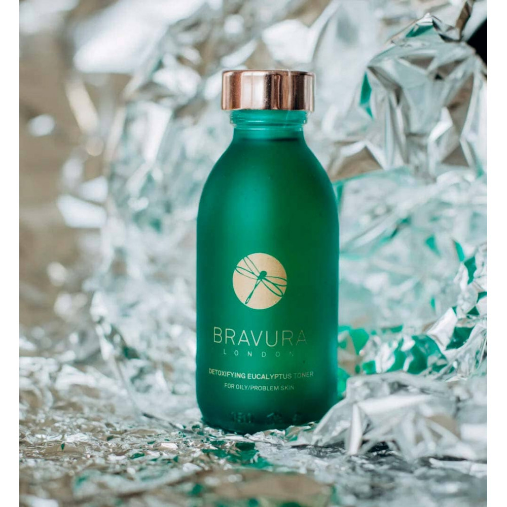 Тонер для лица - Bravura London Detoxifying Eucalyptus Astringent Toner 15% AHA/BHA фото 3