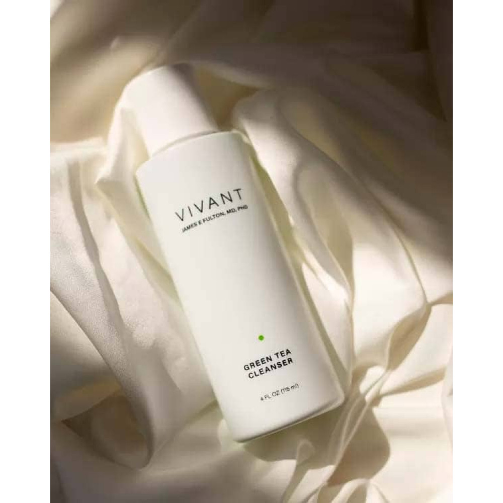 Очищающий гель с зеленым чаем - Vivant Skin Сare Green Tea Antioxidant Cleanser  фото 2