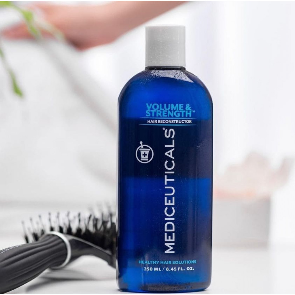 Реконструктор для тонкого, пошкодженного або ослабленого волосся - Mediceuticals Healthy Hair Solutions Volume&Strength фото 2