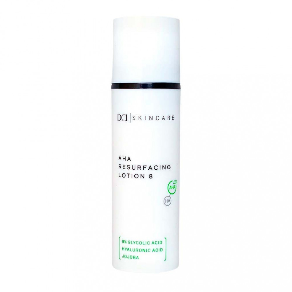 Реструктуруючий флюїд із гліколевою кислотою 8% м'якої дії - DCL AHA Resurfacing Lotion 8 фото