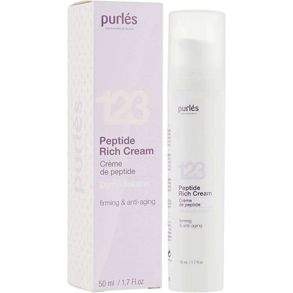 Питательный крем с пептидами - Purles Derma Solution 123 Peptide Rich Cream фото