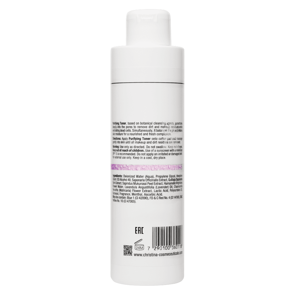 Очищающий тоник с лавандой для сухой кожи - Christina Purifying Toner for dry skin with Lavender фото 3