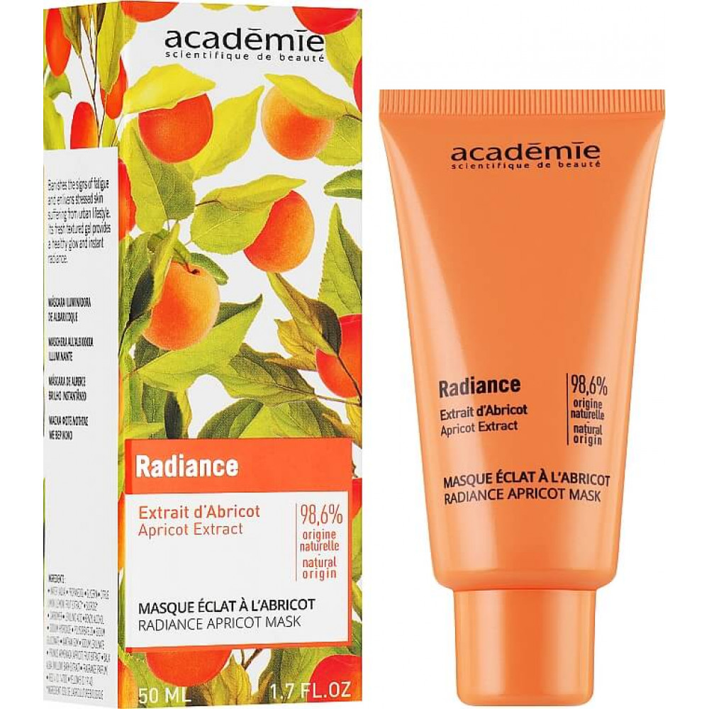 Абрикосова маска для обличчя - Academie Radiance Apricot Mask фото 2