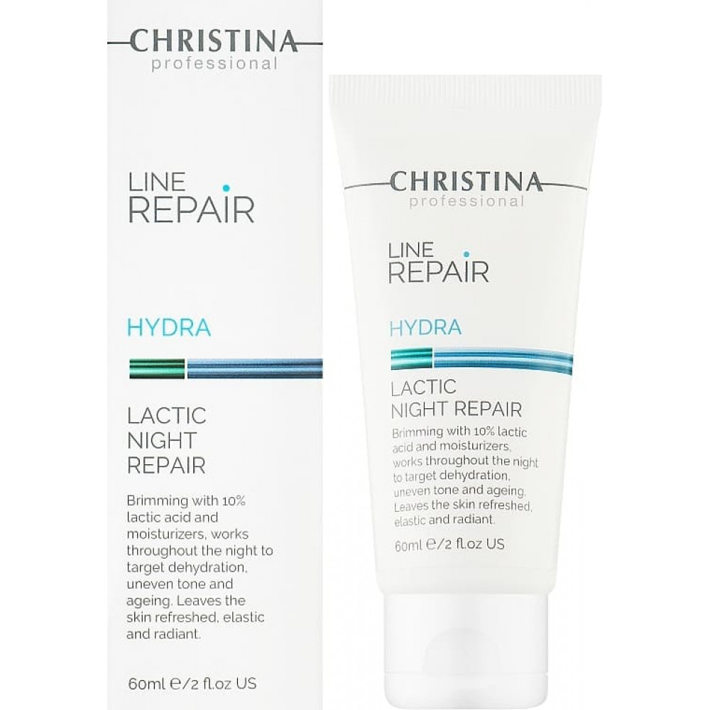 Крем для лица "Ночное восстановление" с молочной кислотой - Christina Line Repair Hydra Lactic Night Repair фото