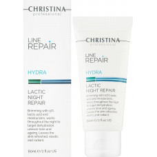 Крем для обличчя "Нічне відновлення" з молочною кислотою - Christina Line Repair Hydra Lactic Night Repair 