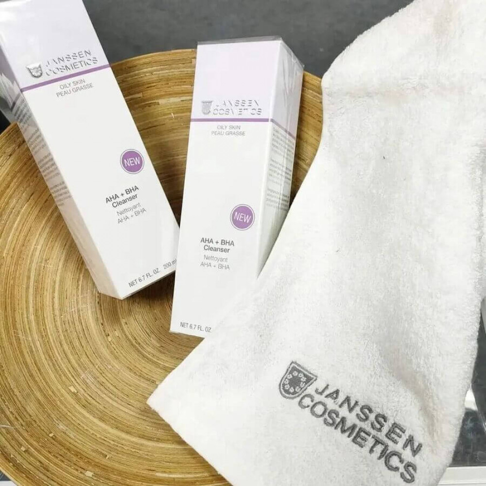  AHA+BHA очищувальний засіб -  Janssen Cosmetics Oily Skin AHA+BHA CLeanser  фото 4