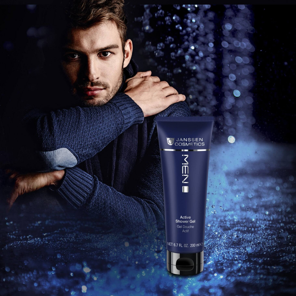 Активный гель для душа - Janssen Cosmetics Man Active Shower Gel фото 3