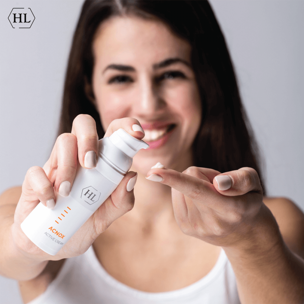 Активний крем - Holy Land Cosmetics Acnox Plus Active Cream  фото 4