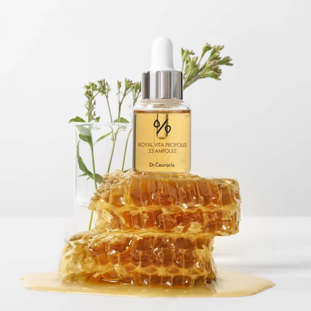 Ампульная сыворотка для лица - Dr.Ceuracle Royal Vita Propolis 33 Ampoule фото 5