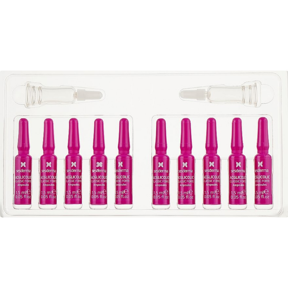 Ампули з гліколевою кислотою - SesDerma ACGLICOLIC 20 Anti-Aging Moisturizing Ampoules фото 2