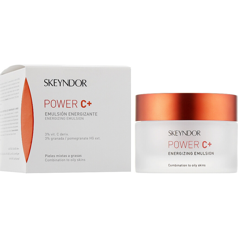 Осветляющая эмульсия для комбинированной и жирной кожи - Skeyndor Power C+ Energizing Emulsion Combination To Oily Skins фото 4