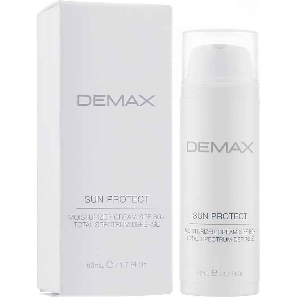 Антиоксидантний захисний зволожувач SPF 80 - Demax Sun Protect Moisturizer Cream SPF 80 фото 3