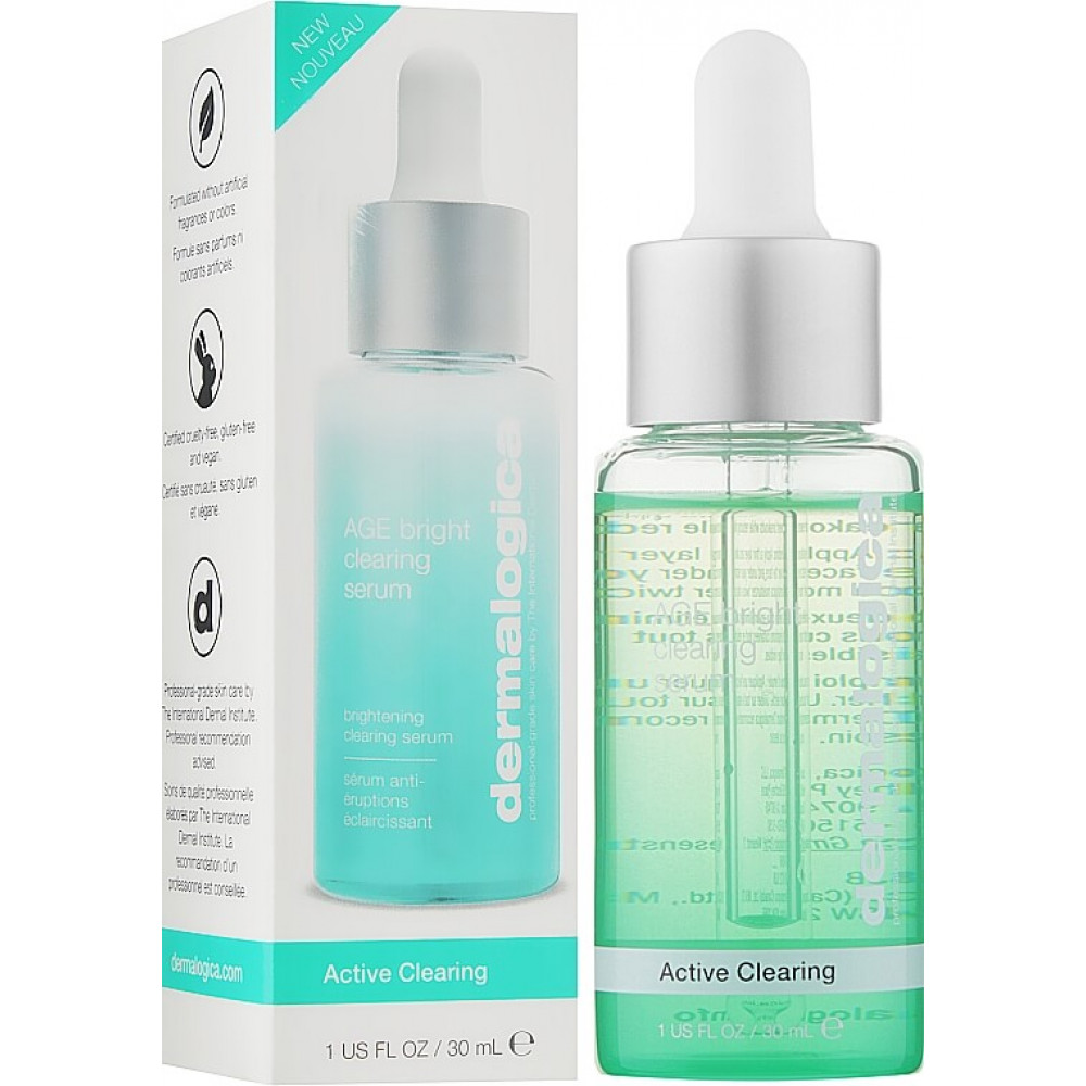 Антивіковий очищающий серум - Dermalogica Age bright clearing serum фото 4
