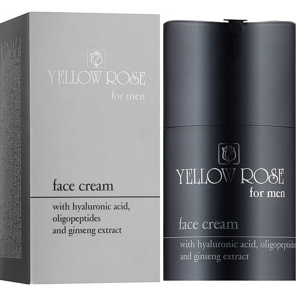 Антивіковий зволожуючий крем - Yellow Rose Face Cream for Men  фото 4