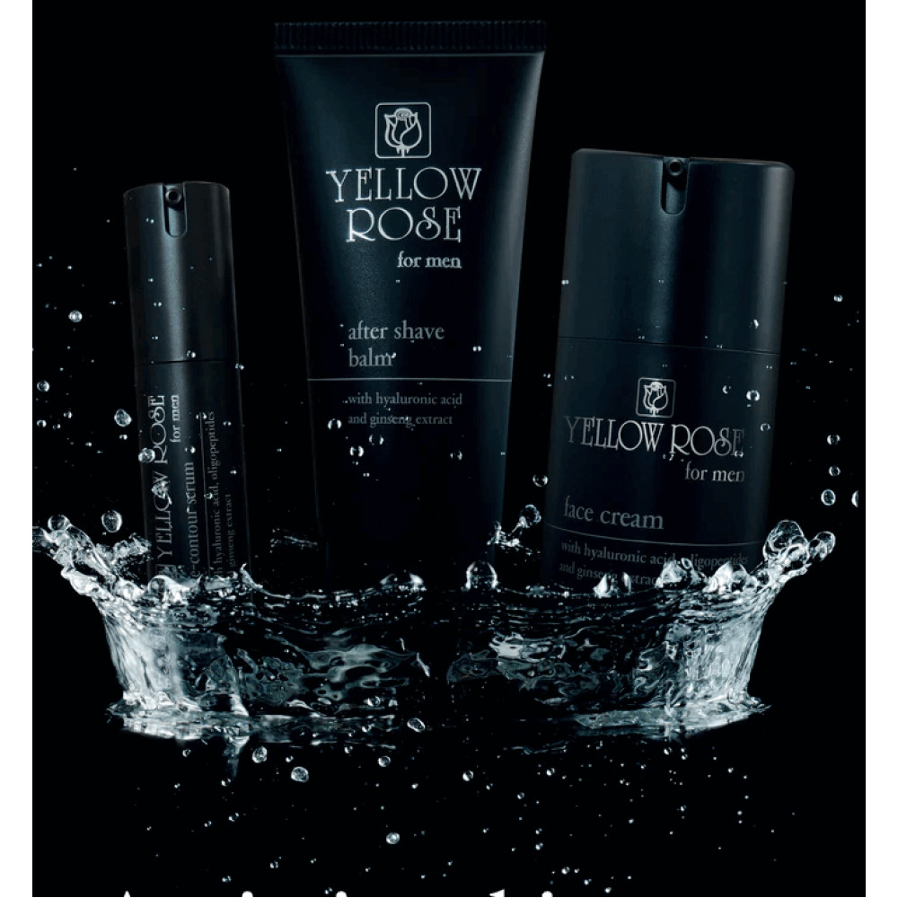 Антивіковий зволожуючий крем - Yellow Rose Face Cream for Men  фото 3