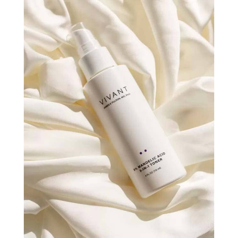 Тонизирующее средство 3-в-1 с 9% миндальной кислотой - Vivant Skin Care 9% Mandelic Acid 3-in -1 Toner фото 2