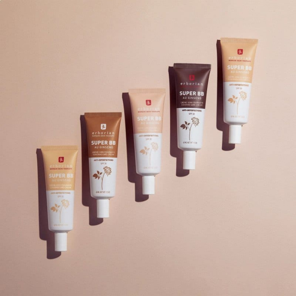 Тонирующий супер ВВ-крем для лица (Clair) - Erborian Super BB Au Ginseng Clair Cream фото 4