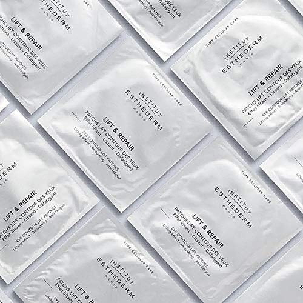 Биолифтинговые патчи - Institut Esthederm Lift and Repair Anti-Fatigue Eye Patches (10 x 3ml) фото 3