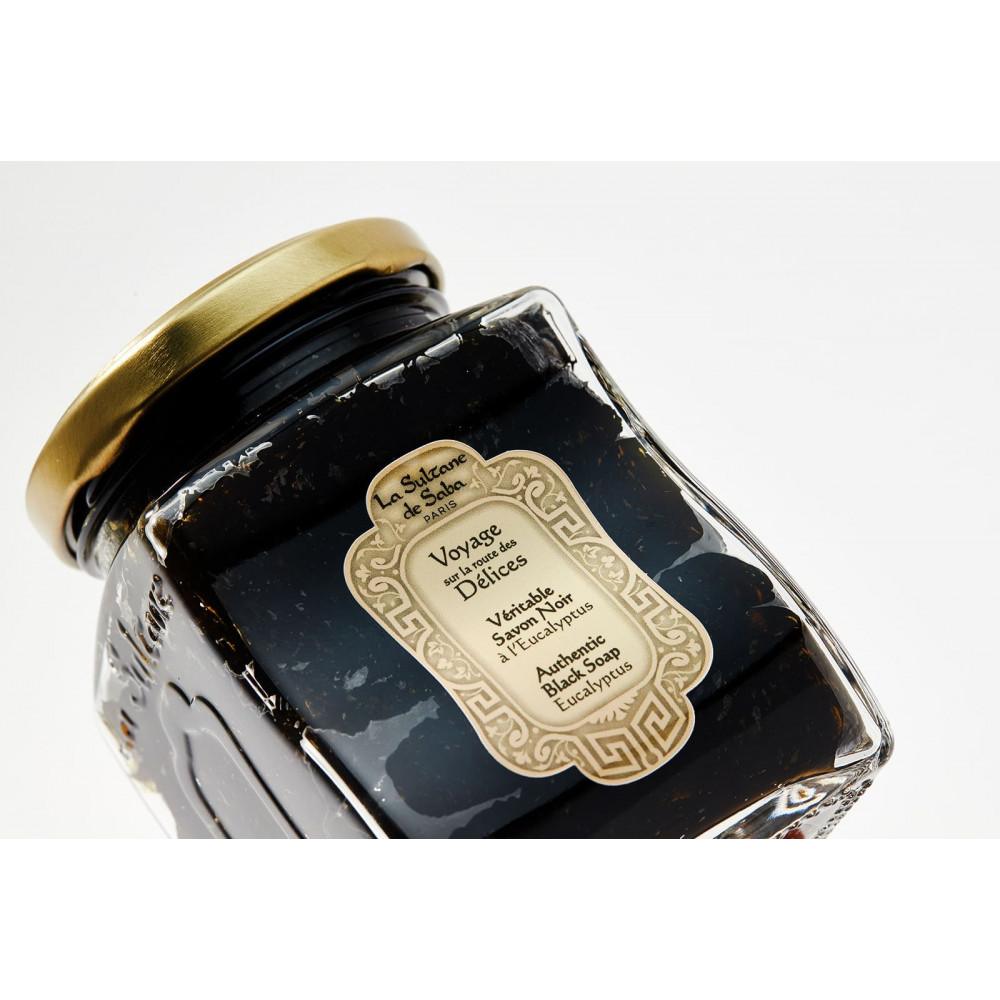 Мыло для лица и тела - La Sultane de Saba Black Soap With Eucalyptus Oil фото 3