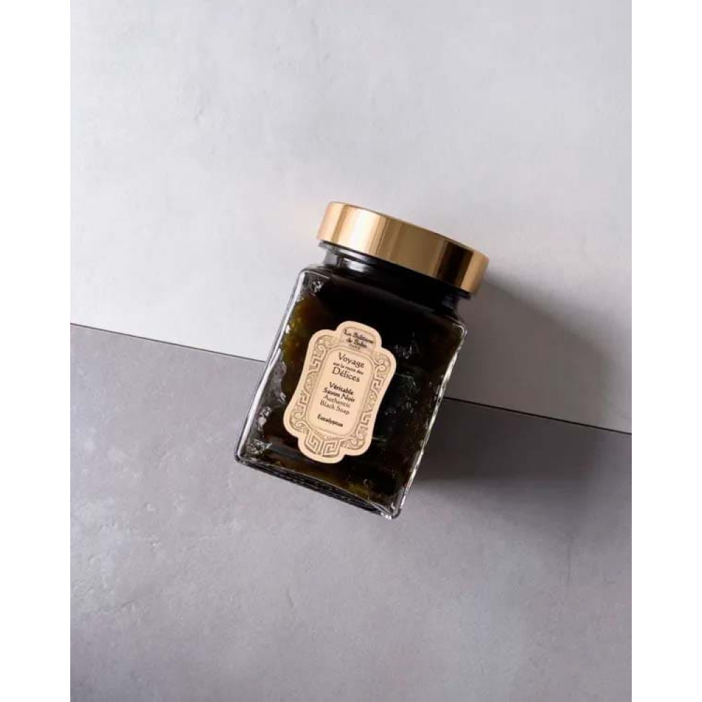 Мыло для лица и тела - La Sultane de Saba Black Soap With Eucalyptus Oil фото 4