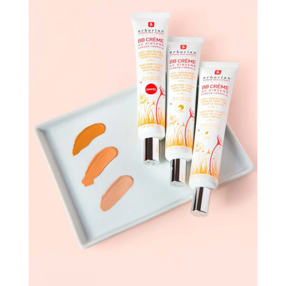 ВВ-крем с тонирующим эффектом, 5 в 1- Erborian BB Cream Dore Au Ginseng SPF20 фото 2