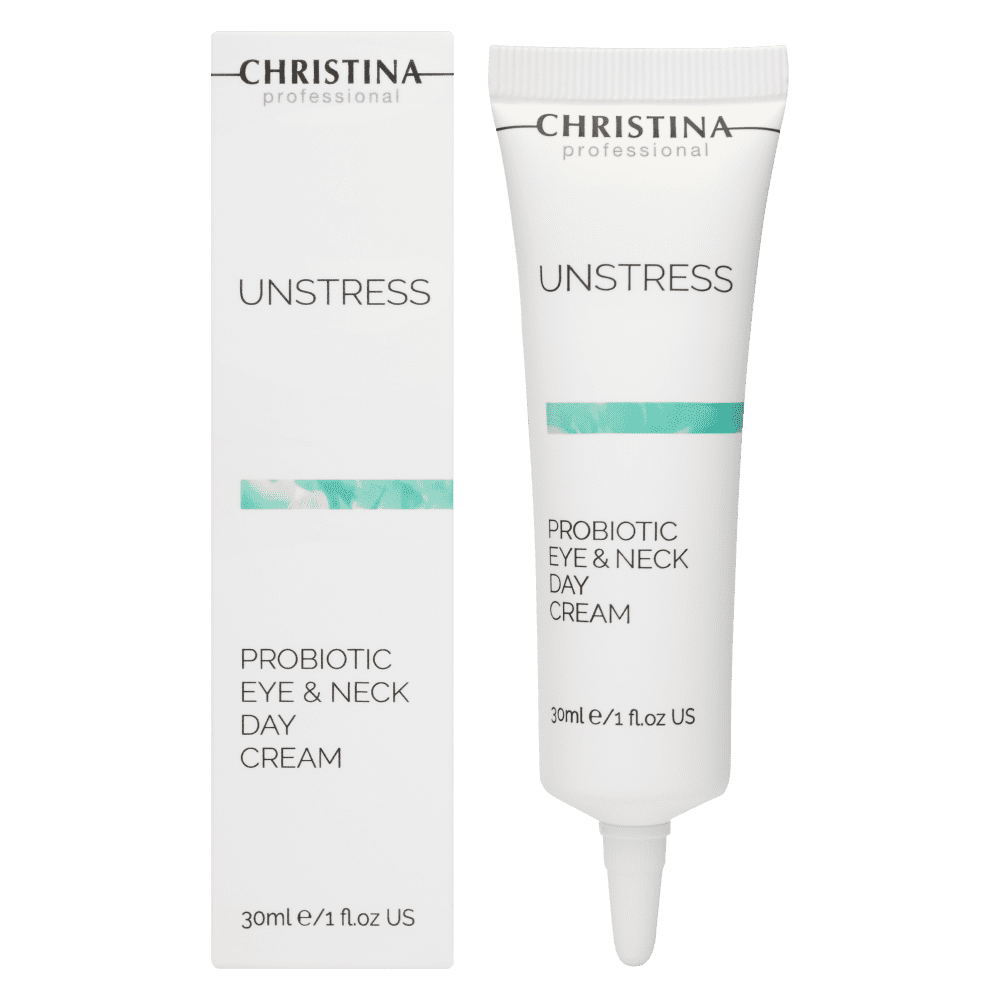 Дневной крем для кожи вокруг глаз и шеи - Christina Unstress Probiotic Day cream Eye and Neck фото 2