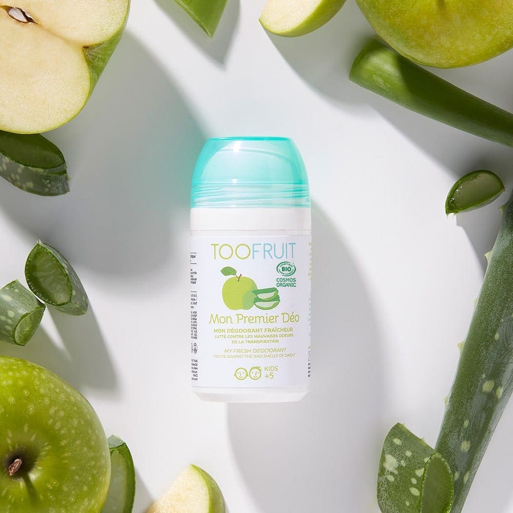 Безпечний захисний дезодорант Яблуко & алое вера "Мій перший део" - TOOFRUIT Fresh Deodorant Sensetive Skin фото 2