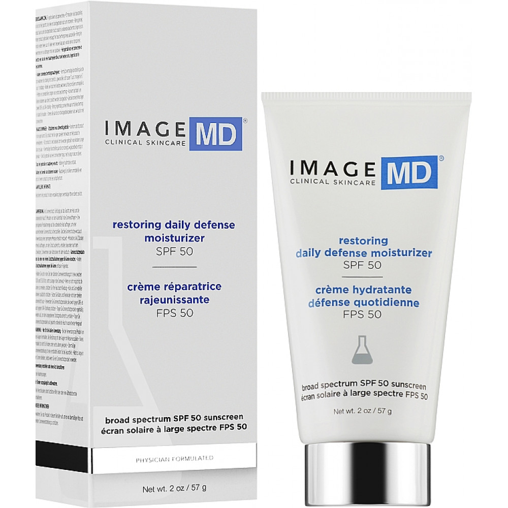Дневной защитный крем SPF 50 - Image Skincare MD Restoring Daily Defense Moisturizer SPF 50 фото 2