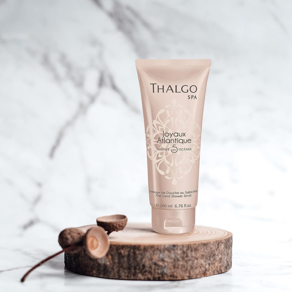 Дорогоцінний скраб для душа "Рожевий пісок Атлантики" - Thalgo Body Joyaux Atlantique Pink Sand Shower Scrub фото 2