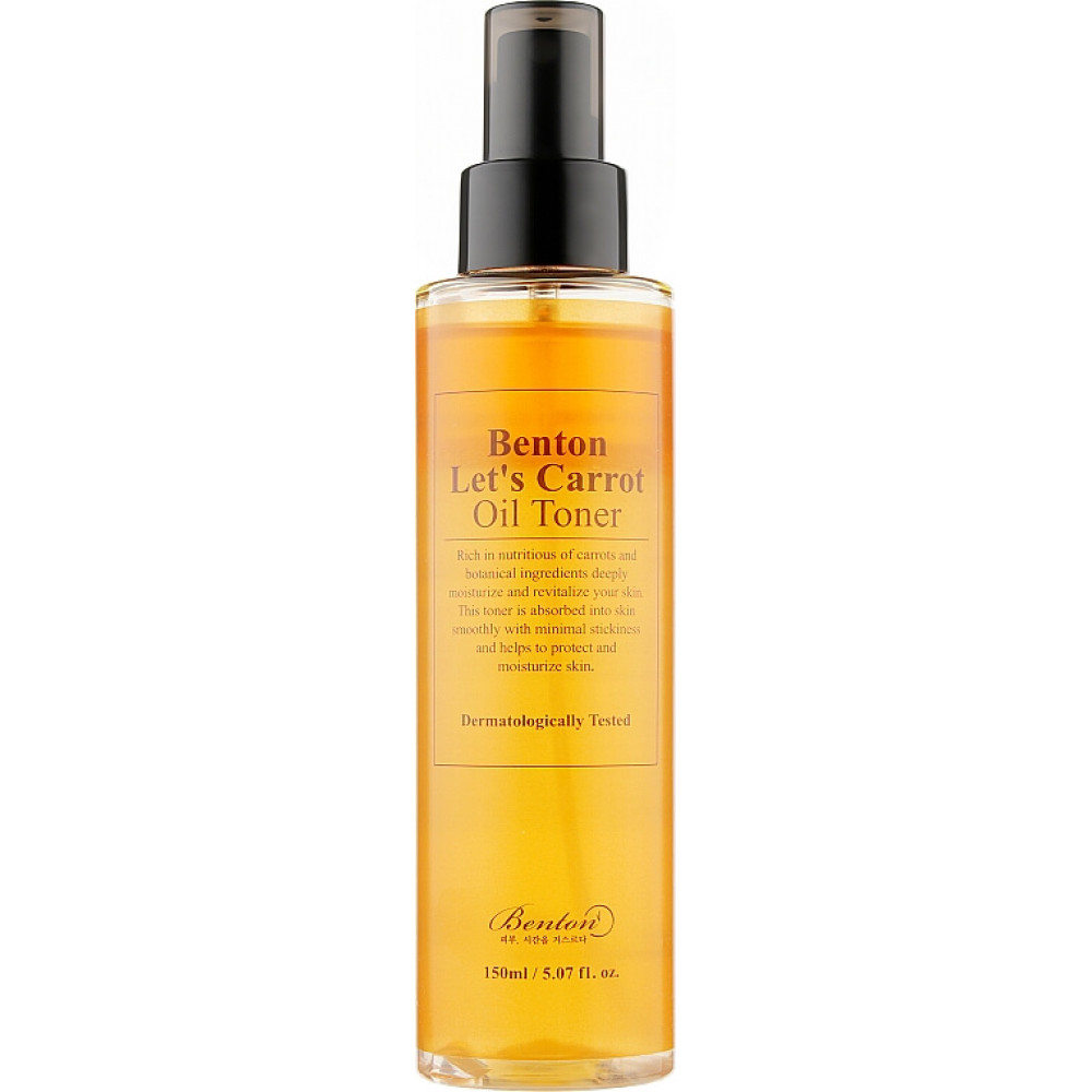 Двухфазный тонер с маслом моркови - Benton Let's Carrot Oil Toner фото 5