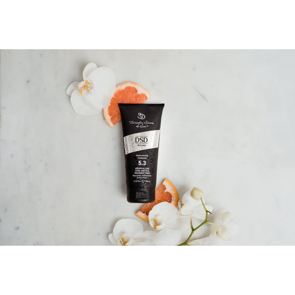 Відновлююча маска "Сталь і шовк" - DSD de Luxe Restructuring 5.3 Steel and Silk Treatment Mask фото 5