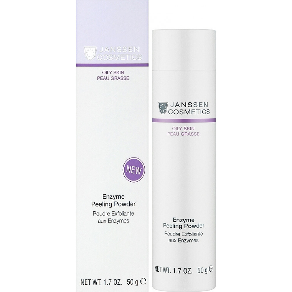 Энзимный пилин-порошок - Janssen Cosmetics Oily Skin Enzyme Peeling Powder фото