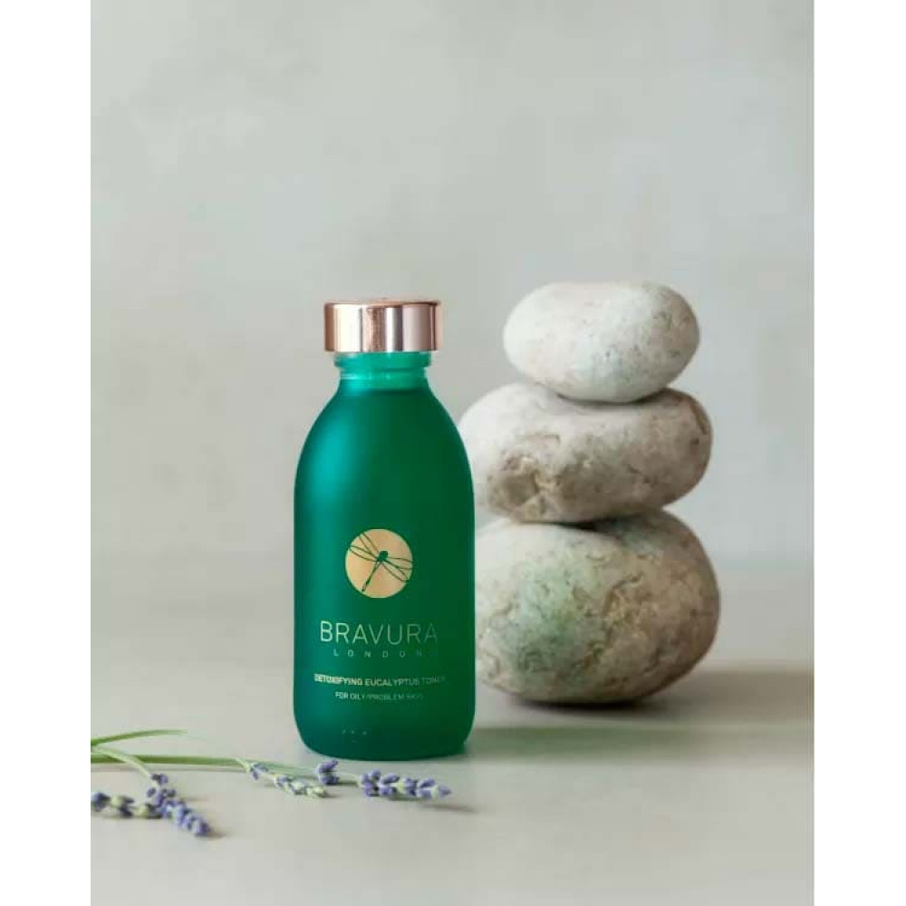 Тонер для лица - Bravura London Detoxifying Eucalyptus Astringent Toner 15% AHA/BHA фото 2