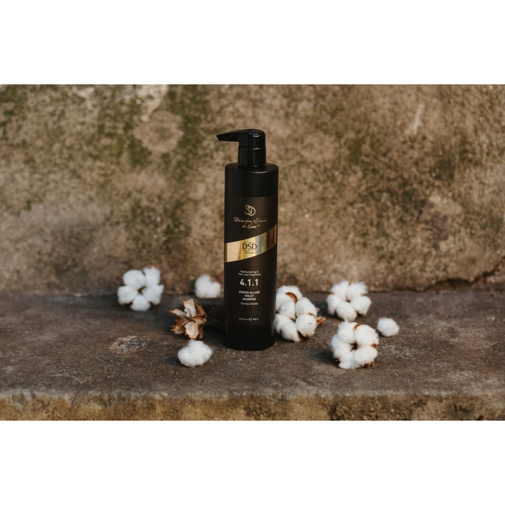 Тонуючий шампунь для світлого волосся - DSD de Luxe Restructuring & Hair Loss Treatment 4.1.1 Violet Shampoo фото 4